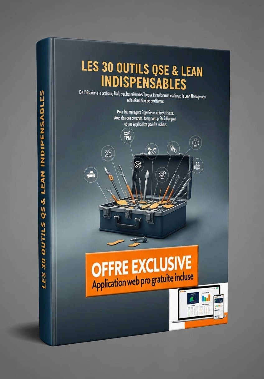 Livre QSE & Lean - Les 30 outils indispensables - Couverture officielle